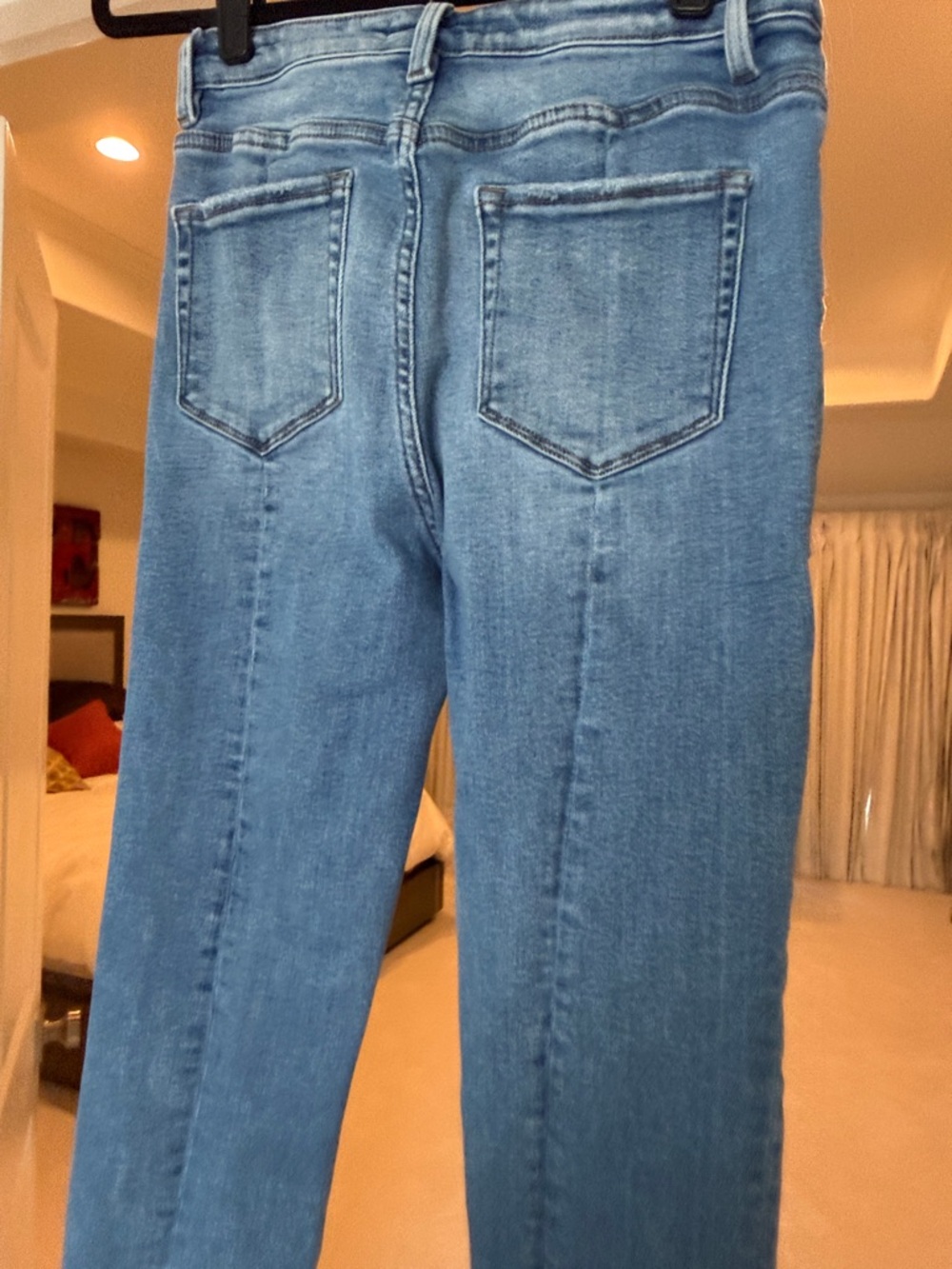 FLYING MONKEY Women’s Light Blue High-Rise Stretch Jeans